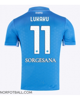 Billige Fotballdrakt SSC Napoli Romelu Lukaku #11 Replika Hjemmedrakt 2024-25 Kortermet